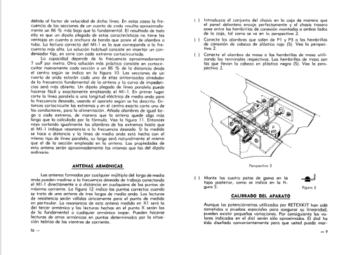 Medidor de impedancias de antena MI-1; Retex S.A.; (ID = 1535568) Equipment