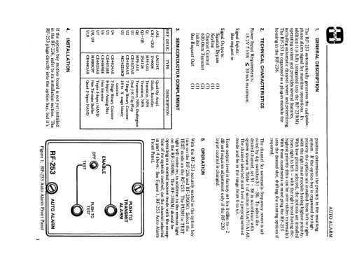 Auto Alarm RF-253; RF Communications, (ID = 2204243) Morse+TTY