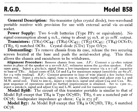 B56B; RGD Brand, Radio (ID = 598281) Radio