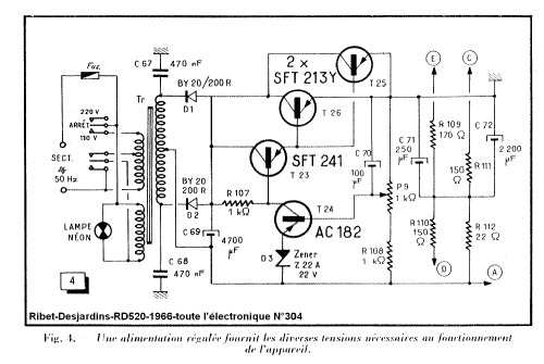 RD-520; Ribet et Desjardins (ID = 1672419) Ampl/Mixer