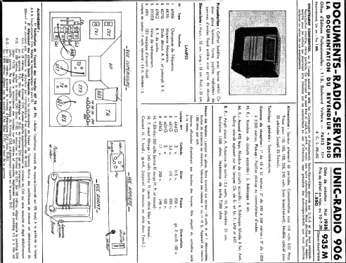906; Unic-Radio - voir (ID = 233401) Radio