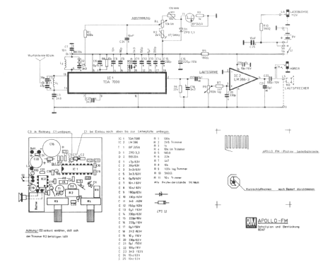 Apollo FM 8347; RIM bzw. Radio-RIM; (ID = 664627) Bausatz