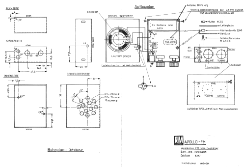 Apollo FM 8347; RIM bzw. Radio-RIM; (ID = 744871) Kit