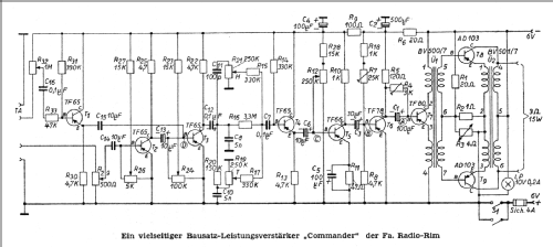 Commander Bausatz-Leistungsverstärker; RIM bzw. Radio-RIM; (ID = 100309) Kit