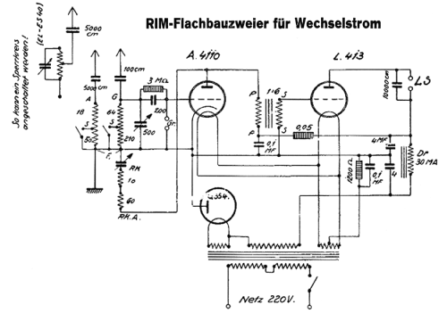 Flachbauzweier ; RIM bzw. Radio-RIM; (ID = 344246) Bausatz