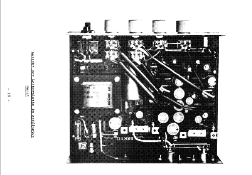 Kopfhörer-Verstärker RSK1U; RIM bzw. Radio-RIM; (ID = 1387720) Ampl/Mixer