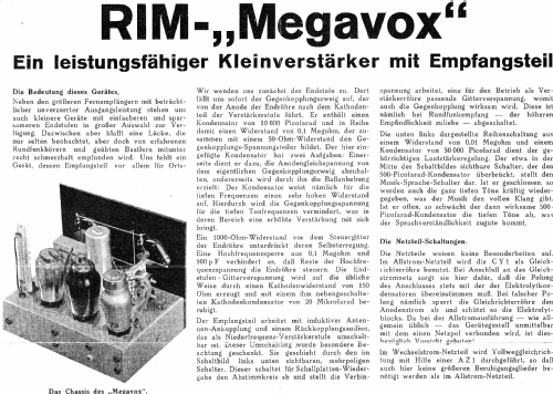 Megavox ; RIM bzw. Radio-RIM; (ID = 1033641) Kit