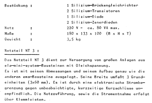 Netzteil-Baugruppe ems-NT3; RIM bzw. Radio-RIM; (ID = 2436242) Power-S