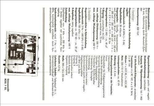 Oszillograf ROG 7 GL; RIM bzw. Radio-RIM; (ID = 658098) Equipment
