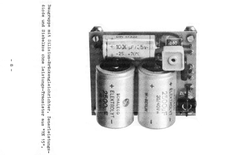 Regelbares Transistor-Netzgerät RN15; RIM bzw. Radio-RIM; (ID = 2476147) Strom-V