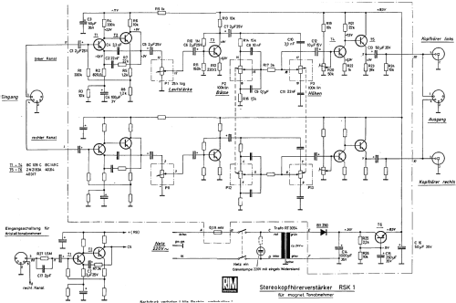 Stereokopfhörerverstärker RSK1; RIM bzw. Radio-RIM; (ID = 133732) Kit