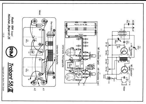 Trabant 58; RIM bzw. Radio-RIM; (ID = 207731) Altri tipi
