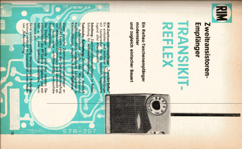 Transikit Reflex ; RIM bzw. Radio-RIM; (ID = 2446593) Kit