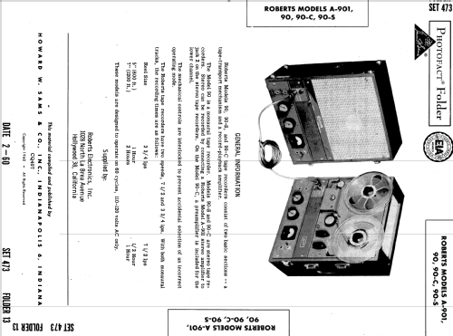 90-C ; Roberts Electronics (ID = 556061) Enrég.-R