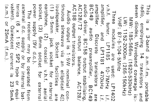 R606; Roberts Radio Co.Ltd (ID = 279969) Radio