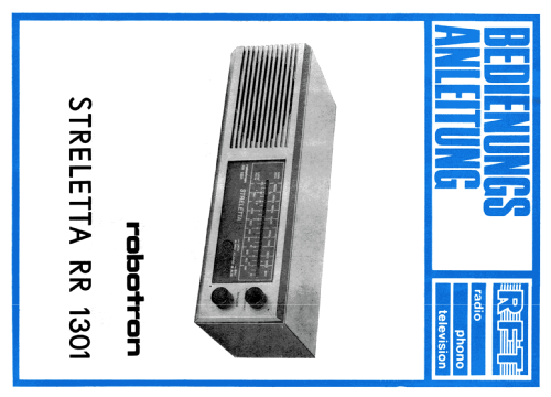 Streletta RR1301; Robotron Vertrieb (ID = 2004323) Radio