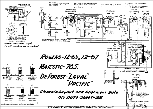 Majestic 765 Ch= 7M631; Rogers-Majestic, (ID = 663326) Radio