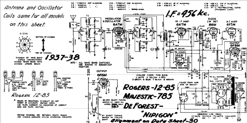 Majestic 785 Ch=7M831; Rogers-Majestic, (ID = 663324) Radio