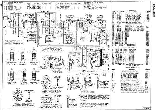 Majestic 786 Ch= 7M832; Rogers-Majestic, (ID = 2239701) Radio