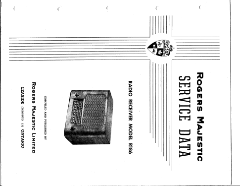 R186 ; Rogers-Majestic, (ID = 2235096) Radio