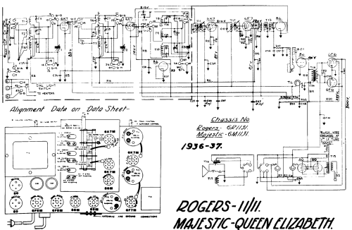 11/11 Ch= 6R1131; Rogers-Majestic, (ID = 662130) Radio