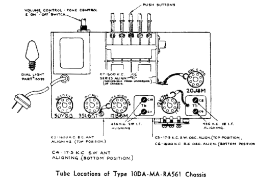 Rogers 15/55 Ch= 10RA561; Rogers-Majestic, (ID = 2242711) Radio