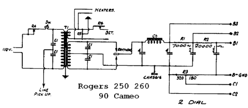 Rogers 250 ; Rogers-Majestic, (ID = 655560) Radio