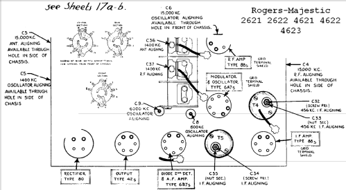 Rogers 4622 ; Rogers-Majestic, (ID = 659229) Radio