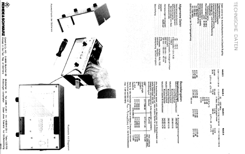 Durchgangs-Leistungsmesser NAUS 4 289.9010.55; Rohde & Schwarz, PTE (ID = 1506352) Equipment