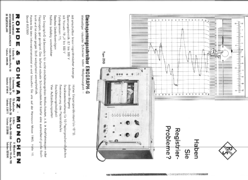 Gleichspannungsschreiber ENOGRAPH-G ZSG BN18532; Rohde & Schwarz, PTE (ID = 1387666) Equipment