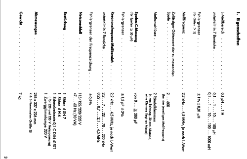 L-Meßgerät LARU ; Rohde & Schwarz, PTE (ID = 305635) Equipment