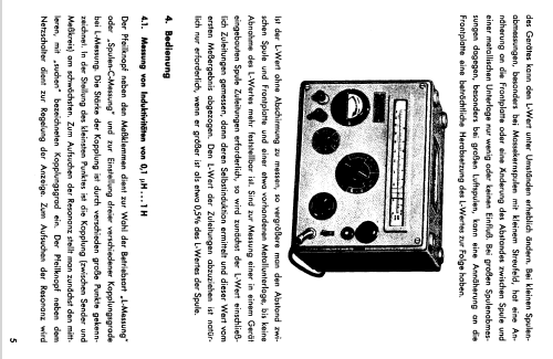 L-Meßgerät LARU ; Rohde & Schwarz, PTE (ID = 305637) Equipment