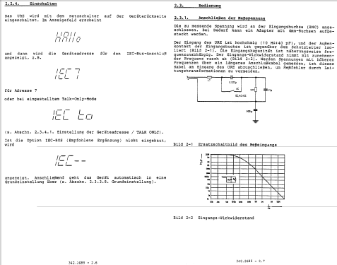 RMS-Voltmeter URE 342.1214.02; Rohde & Schwarz, PTE (ID = 1221188) Equipment