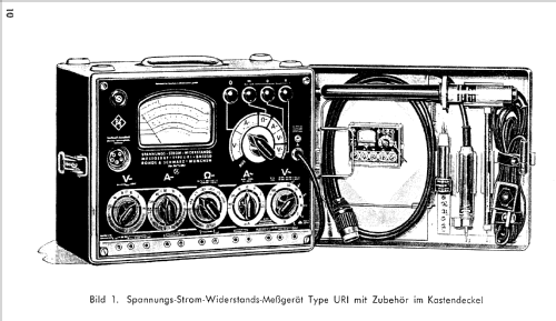 Röhrenvoltmeter URI ; Rohde & Schwarz, PTE (ID = 306796) Ausrüstung