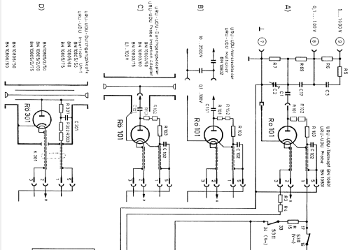 Röhrenvoltmeter URU BN1080; Rohde & Schwarz, PTE (ID = 316629) Equipment