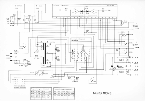 Stromversorgungsgerät NGRS 100/3; Rohde & Schwarz, PTE (ID = 1568255) Ausrüstung