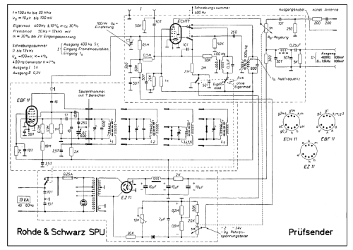 Universal Prüfsender SPU BN4114; Rohde & Schwarz, PTE (ID = 1448472) Equipment
