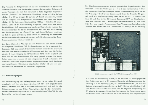 VHF-Feldstärke-Zeiger HUZ BN15012/2; Rohde & Schwarz, PTE (ID = 1296515) Equipment