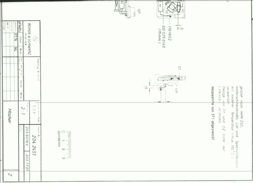 VHF-Messempfänger HFV; Rohde & Schwarz, PTE (ID = 1528861) Commercial Re