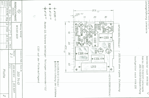 VHF-Messempfänger HFV; Rohde & Schwarz, PTE (ID = 1530754) Commercial Re