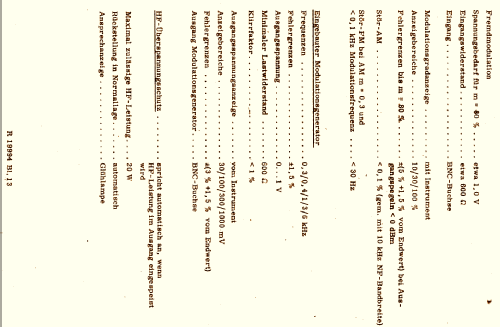 AM-FM-Messender SMDF ; Rohde & Schwarz, PTE (ID = 1728174) Ausrüstung