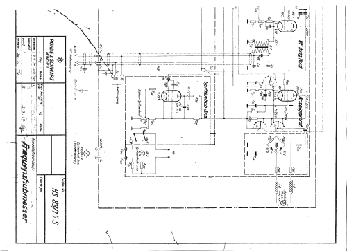 Frequenzhubmesser HS 89/13; Rohde & Schwarz, PTE (ID = 1971245) Equipment