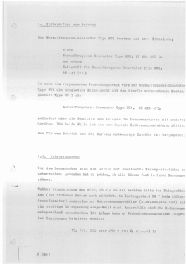 Normalfrequenz-Generator XUA ; Rohde & Schwarz, PTE (ID = 2873503) Equipment