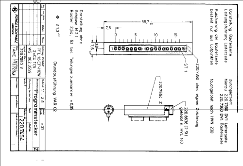 Semitest V TGP IN 220.7090.02; Rohde & Schwarz, PTE (ID = 1902273) Equipment