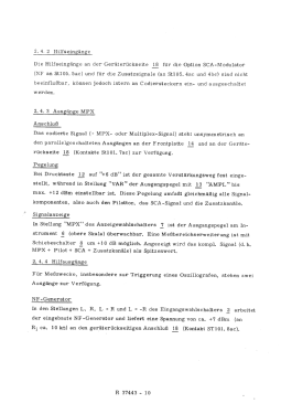 Stereomesscoder Standard Stereocoder MSC-2 230.9314.03/04; Rohde & Schwarz, PTE (ID = 2970294) Ausrüstung