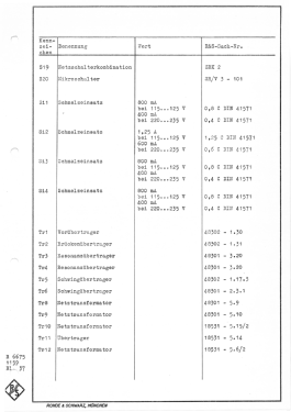 Tonfrequenz-Spektrograph FNA BN48301; Rohde & Schwarz, PTE (ID = 2868332) Equipment