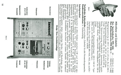 Tonfrequenz-Wiedergabeanlagen BN-Gruppe 138; Rohde & Schwarz, PTE (ID = 2564486) Ampl/Mixer