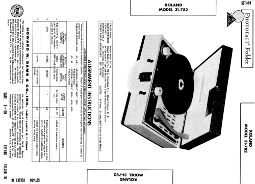 31-782 ; Roland Radio (ID = 582888) Radio