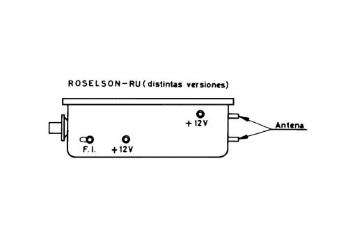 UHF Selector de Canales. Channel Selector. Tuner RU /06T /07T /17T /45T /75T; Roselson, Acústica (ID = 2225420) Adattatore