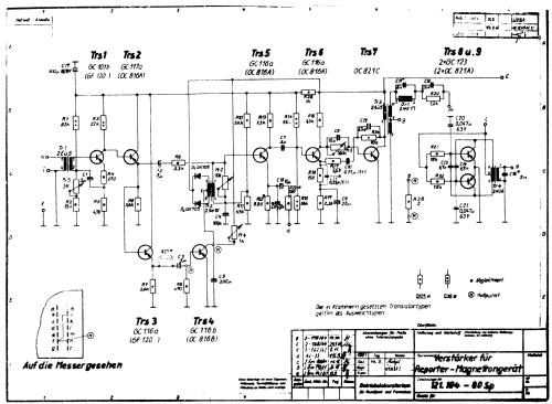 Reporter-Magnettongerät R21a; Rundfunk- und (ID = 2131003) Sonido-V